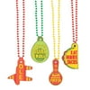 Fun Express Fun Express Fiesta Beads with Sayings for Cinco de Mayo (24 Pieces) Fiesta, Taco Bar Party Supplies and Decorations