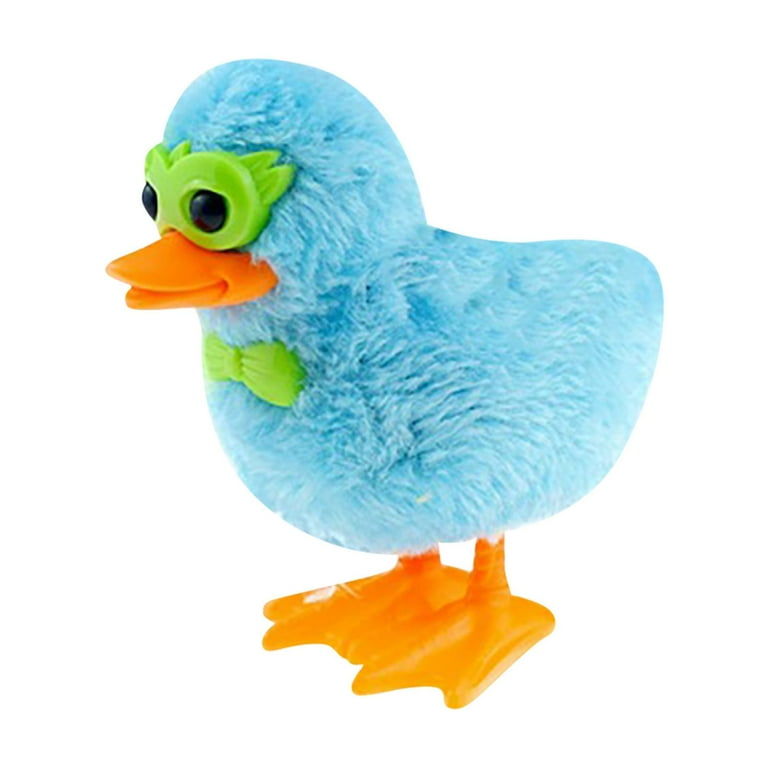 1pcs Duck Toy Funny Bathtub Toys For Toddlers 1 3 Hopping Jumping Duck Clockwork Bath Toys Toddlers 2 4 Walking Toys For Kids Pool Toys For Toddlers 3 5 Children Gifts Soft Plush Jump Duck