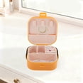 thumbnail image 4 of Unique Bargains Square Multi-Function Jewelry Box Organizer for Storing Orange, 4 of 5