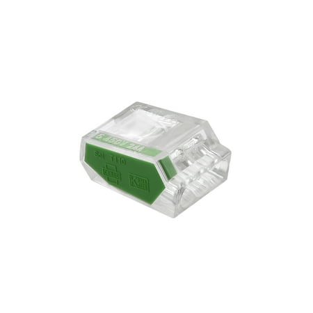 electrical awg connectors pcs push 450v wire port clear