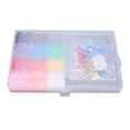 thumbnail image 1 of DIY Beads Craft Set, Brooch Buckle Kids DIY Fuse Beads Kit Ironing Paper  for Home Play, 1 of 7