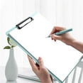 thumbnail image 5 of Bwomeauty Teacher Supplies, A4 Board Clip Folder Clipboard Office Supplies A4 Clipboard Writing Board Thickened Data Clip Meeting Records Writing File, Mens Gifts, 12x8.7inch, 5 of 6