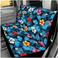 thumbnail image 3 of KUIFORTI Tropical Flower Automobile Seat Covers Set of 14 with Auto Center Console Armrest Pad Car Steering Wheel Cover Auto Seat Belt Cover Car Headrest Covers for Most Cars, 3 of 7