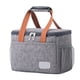 thumbnail image 2 of Bolsa de almuerzo aislada Nikou impermeable gran capacidad color gris, 2 of 13