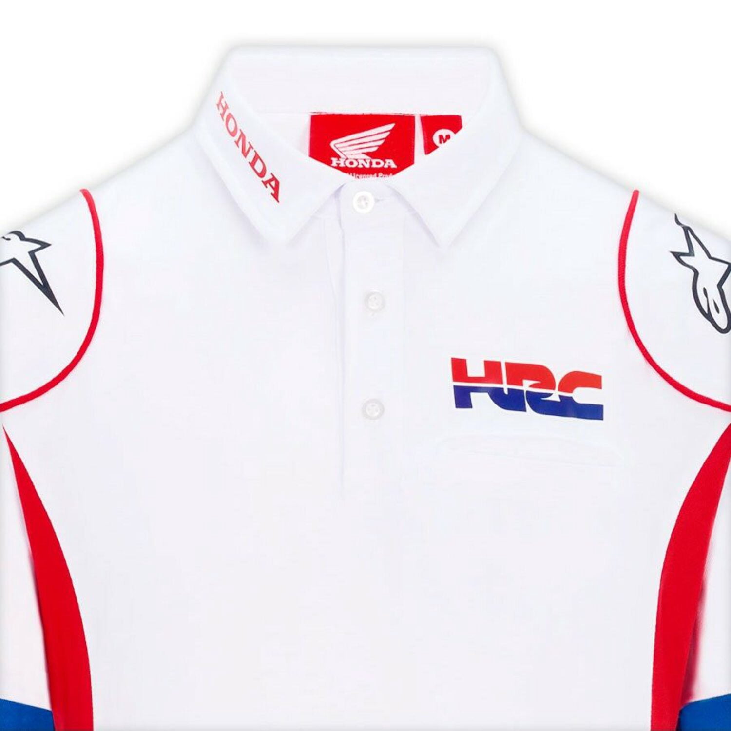 HONDA HRC RACING - REPLICA COLLECTION - WHITE POLO SHIRT