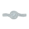 thumbnail image 2 of Sterling Silver Round Diamond Bridal Ring (0.33 cttw), 2 of 3