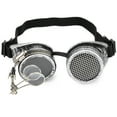 thumbnail image 2 of SAYFUT Steampunk Goggles Rave Glasses with Colored Lenses, Handcrafted Victorian Style, Double Ocular Loupe, One Size, Five Color to Choose, 2 of 5