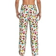 thumbnail image 3 of Uemuo Ice Cream Popsicles Pattern Men's Wide Leg Palazzo Lounge Pants with Pockets Light Weight Loose Comfy Casual Pajama Pants-XX-Large, 3 of 9