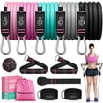 thumbnail image 1 of Set de ejercicios Resistance Bands RENRANRING de 150 libras con asas, 1 of 6