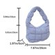 thumbnail image 1 of Bolso cruzado acolchado para mujer, bandolera plisada con burbujas y nube, grande, de diseñador, fruncido, 2023, 1 of 4