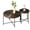 Walnut Brown, variant on Distinctive Ring - Patterned Tabletop | Works Well in Multiple Settings | Adds Rustic Flair to Your Interior