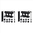 thumbnail image 1 of 2X Bicycle Rack Car Roof-Top Mount Racks Road Bike Carrier Front Fork Quick Release Fixed Clip Parking Rack Bracket,2set x Bike Fork Mount,Black, 1 of 8