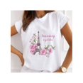 thumbnail image 1 of Stylish Women's Casual T-Shirt - Landscapes Print, Short Sleeve, Crew Neck, All Season Wear, 1 of 7