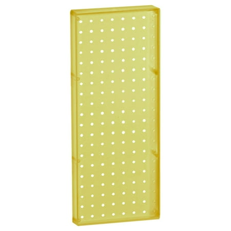 UPC: 0794504781533 | Azar Displays 770820-YEL Yellow Pegboard Wall Panel Storage Solution  Size: 20.625 x 8   2-Pack