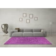 thumbnail image 3 of Ahgly Company Indoor Square Persian Purple Traditional Area Rugs, 4' Square, 3 of 4