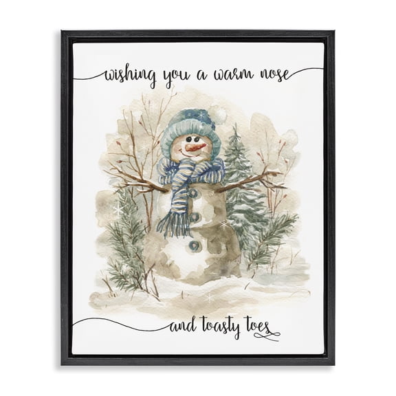 Stupell Industries Farmhouse Black Floating Frame Canvas Art, 17 x 21, by Livi Finn