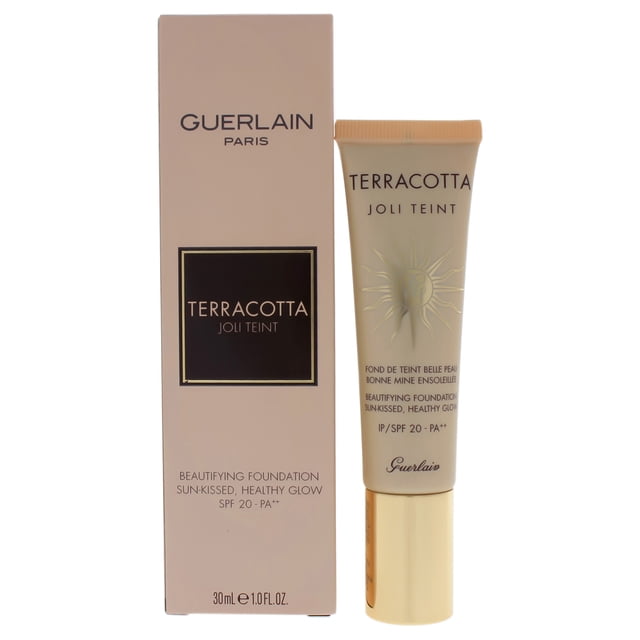 Base de maquillaje Terracotta Joli Teint Beautifying Foundation FPS 20 - Medium de Guerlain para mujeres - 1 oz Guerlain Guerlain Terracotta Joli Teint Beautifying Foundation SPF 20 - Medium Fundación Dama 1oz
