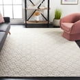 thumbnail image 3 of SAFAVIEH Vermont Orval Geometric Floral Wool Area Rug, 8' x 10', Ivory/Red, 3 of 9