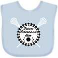 thumbnail image 3 of Inktastic Future Lacrosse Star childs Boys or Girls Baby Bib, 3 of 4