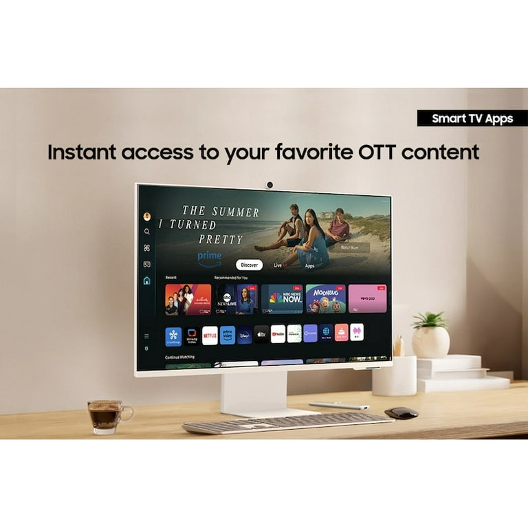 Samsung 32-Inch M8 (M80D) 4K UHD Smart Monitor with Streaming TV