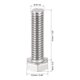 thumbnail image 2 of Tornillos de cabeza hexagonal de acero inoxidable 304 5/16-18x1-1/4" 5pcs, 2 of 3