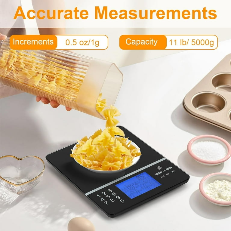 1pc Precision Nutrition Food Scale Smart Calorie Fat Tracker
