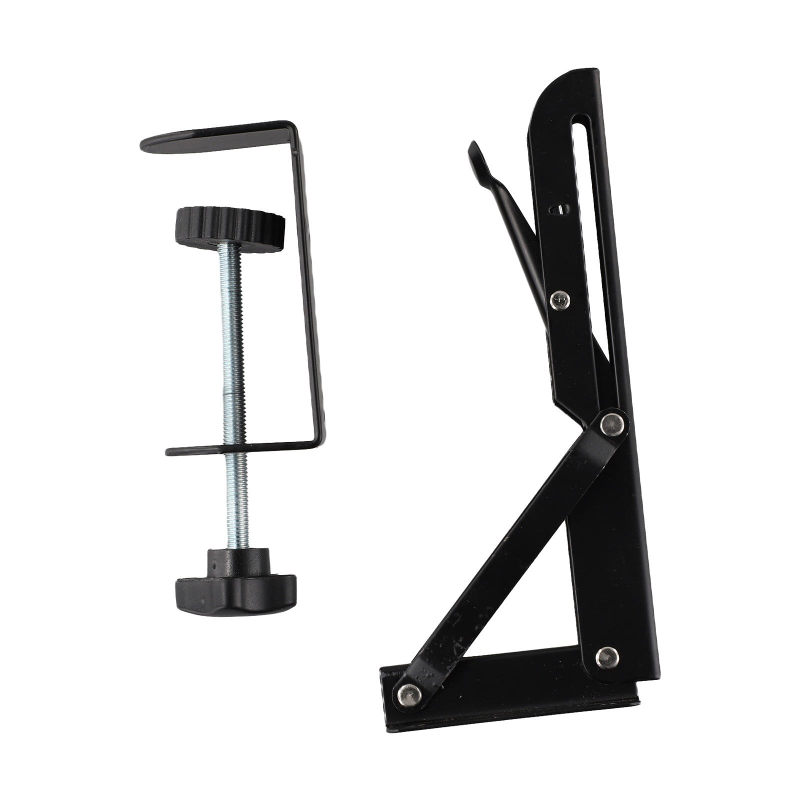 1-Piece Sliding Desk Extension Plate Support Clipon Keyboard Tray Hand Rest Small Smile Home