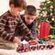 thumbnail image 5 of Tren de madera de Navidad, adornos navideños para el hogar, adorno para árbol de Navidad 2024, regalo para niños, Feliz Año Nuevo 2025, 5 of 6