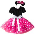 thumbnail image 1 of Robe Minnie Mouse pour Filles Concours Fête d'Anniversaire Nœud Tutu Robes-1, 1 of 1