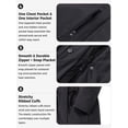 thumbnail image 3 of wantdo Women's Plus Size Winter Jacket Warm Thicken Puffer Jacket Quilted Outerwear Parka Dark Grey 3X, 3 of 9