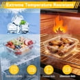 thumbnail image 2 of CISILOV 7 Pack Glass Food Storage Containers with Lids,Lunch Box Microwave Safe, Airtight Meal Prep Containers Glass, Oven Safe Bento Boxes,Tupperware Set, 2 of 7