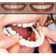 thumbnail image 1 of Un par superior e inferior de alta calidad dentadura instantánea sonrisa comodidad ajuste flexible dientes cosméticos dentadura postiza superior chapa cosmética de alta calidad Bdl, 1 of 5