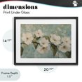 thumbnail image 4 of Stupell Industries Eclectic Serene Flower Branch Blooms Black Framed Print Under Glass, 20 x 14, by Petals Prints Design, 4 of 8