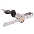 thumbnail image 2 of 4X Cerradura de Vitrina Cerradura para Puerta Corrediza de Vidrio Cerradura de Trinquete Cerradura del Gabinete de Vidrio de Seguridad con 2 Llaves, 2 of 5