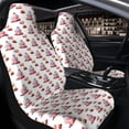 thumbnail image 4 of Goofa Strawberry Blueberry Cream Cake Printed Car Seat Covers, Automotive Seat Covers for Cars Trucks and SUVs, Quick Setup Universal Fit Elastic Seat Covers-2 PCS, 4 of 6