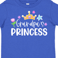 thumbnail image 4 of Inktastic Grandpa's Princess Crown and Flowers Girls Toddler T-Shirt, 4 of 5
