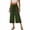 Army Green, variant on Capri Pants for Women Wide Leg Summer Capris Pant Palazzo Loose Fit Trendy Casual Trousers with Pockets