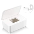 thumbnail image 1 of Dispensador de toallitas húmedas, caja de almacenamiento de toallitas húmedas para bebé, dispensador de toallitas con tapa Adepaton MZQ-1042-2, 1 of 8