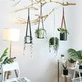 thumbnail image 4 of Travelwant Leather Plant Hanger Vegan Premium PU Straps Adjustable Length, Planter Holder for Indoor Plants, Hang from Wall Ceiling Window, Modern Boho Home Decor-29.92" x 5.71" x 5.71", 4 of 7