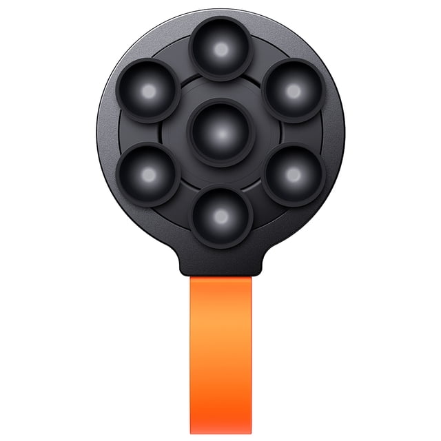 Soporte Agarre WDOplteas para Caja Con Soporte Magnético para Con Ventosa para IPhone Negro Naranja