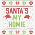 thumbnail image 3 of CafePress - Santa's My Homie Sweatshirt - Crew Neck Sweatshirt, 3 of 4