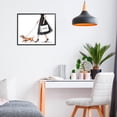 thumbnail image 3 of Stupell Industries Contemporary Glam Dog Walking Black Framed Giclee Art, 14 x 11, by Amanda Greenwood, 3 of 8