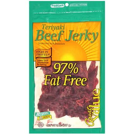 Great Value: Teriyaki Beef Jerky, 8 oz