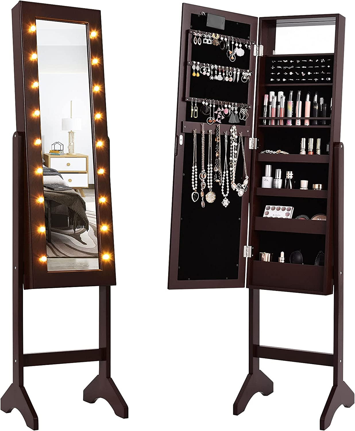 Big Lots Mirror Jewelry Armoire