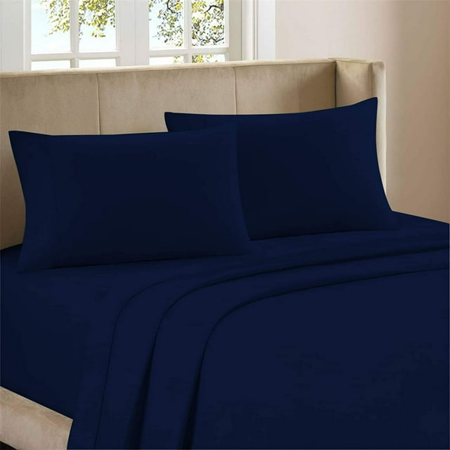 GFDYREE Soft & Light Weight 100% Combed Compact Cotton Sheet Set, 4 Piece Set, Bedding Full Sheets Percale Weave, Cool & Breathable, Moisture Wicking, Fitted Sheet Fits Upto 18 inches Deep P