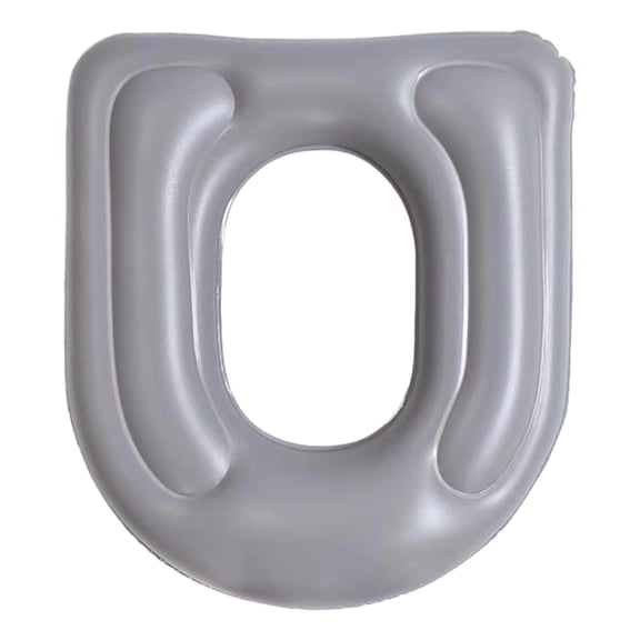 Eqslft Raised Toilet Seat Cushion-Inflatable & High-Density Foam Toilet Seat Riser for Elderly,Seniors,Pregnant & Post-Surgery,Portable Commode Booster