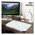 thumbnail image 4 of Desk Pad, 22 x 17, White Sheets, Black Binding, Black Corners, 12-Month (Jan to Dec): 2024 | Bundle of 2 Each, 4 of 4