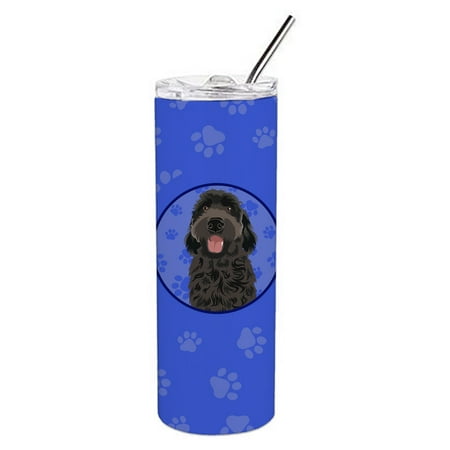 

Caroline s Treasures WDK1046TBL20 Doodle Black Design1 Stainless Steel 20 oz Skinny Tumbler Blue 20 oz multicolor