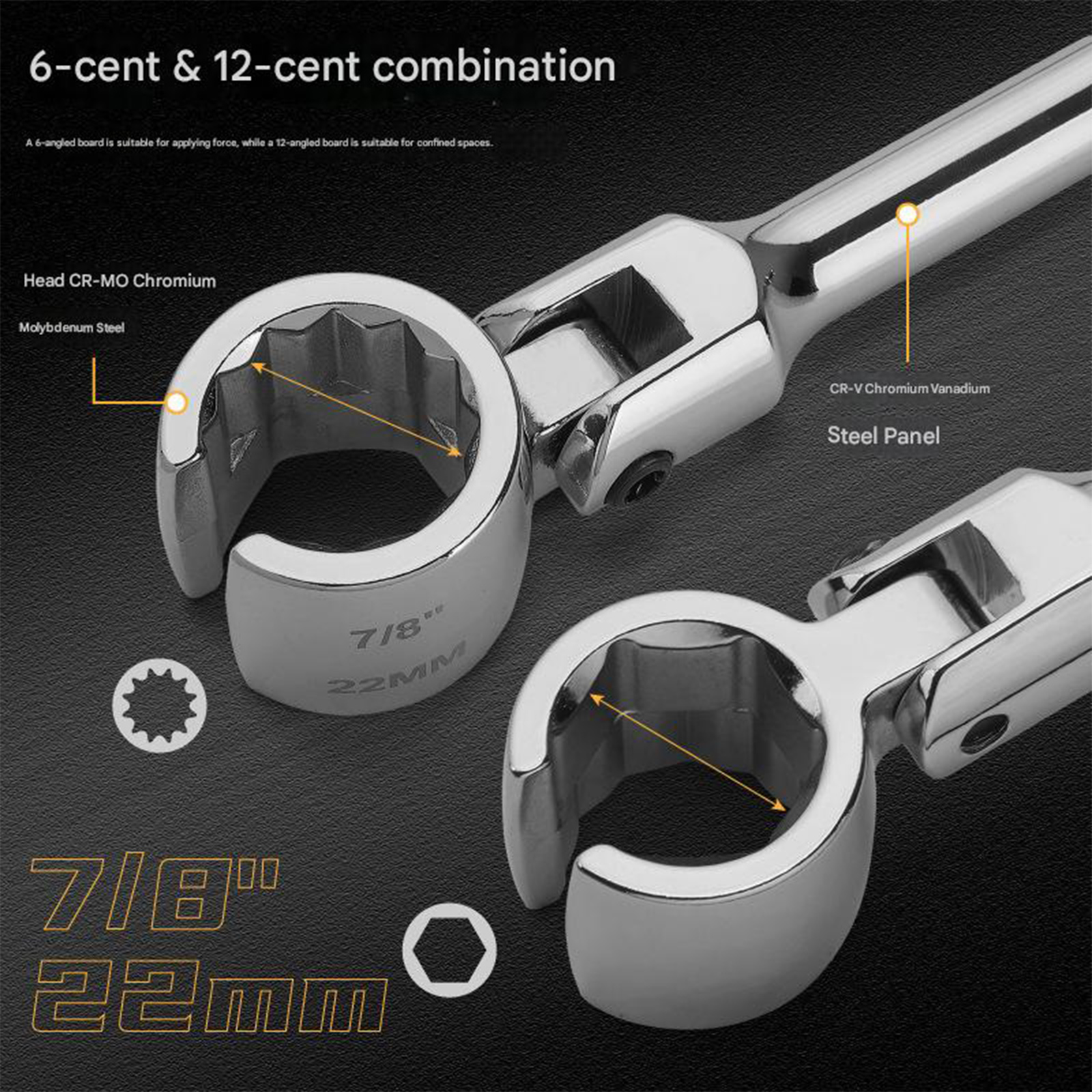 22mm Professional Oxygen Sensors Socket Removal Tool Universally Drive Remover Oxygen Sensors Sleeve Hand Tool