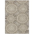 thumbnail image 2 of Addison Rugs Chantille Indoor/Outdoor Transitional Circles Brown Washable Rectangle Rug, 8' x 10', 2 of 6